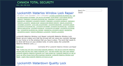 Desktop Screenshot of canadatotalsecurity.com